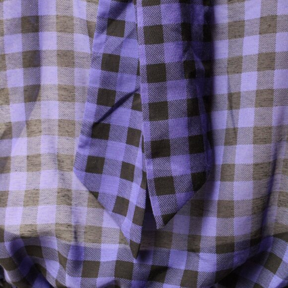 H&M Blue Plaid Blouse - Picture 6 of 13